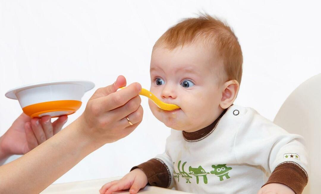 dieťa jesť
