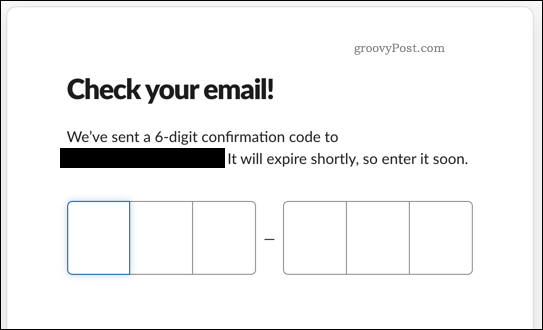 Potvrdzuje sa nevyužitá e-mailová adresa