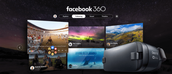 Facebook oznámil svoju prvú špecializovanú aplikáciu pre virtuálnu realitu, Facebook 360 pre Gear VR.