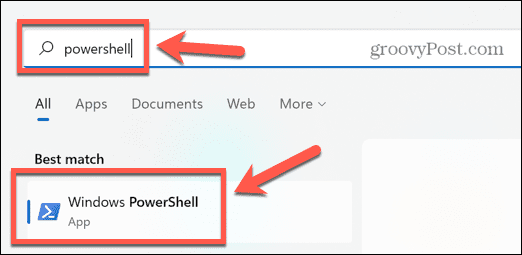 windows search powershell