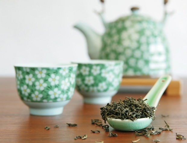 chudnutie so zeleným čajom