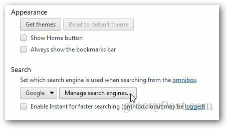 Vyhľadávacie prehliadače Chrome 2
