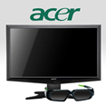 Spoločnosť Acer vydala monitor so zabudovaným 3D prijímačom