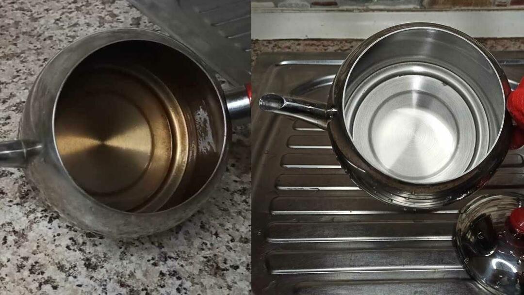 Ako čistiť oceľový čajník?
