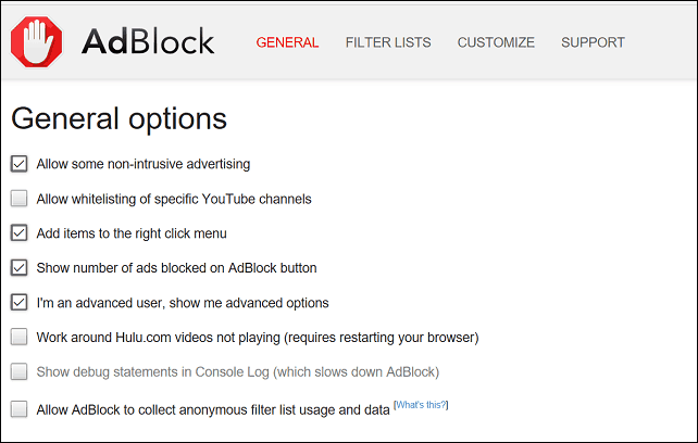 Blokovanie reklám 3