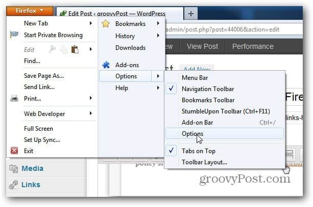 Ako nastaviť Gmail alebo Yahoo ako predvolenú službu Mailto Links Handler vo Firefoxe