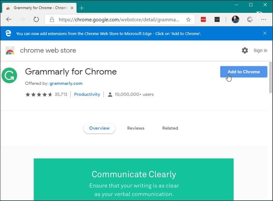 5 Inštalácia rozšírenia Chrome Edge Internetového obchodu Chrome