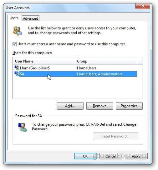 Ako sa prihlásiť automaticky v systéme Windows 7