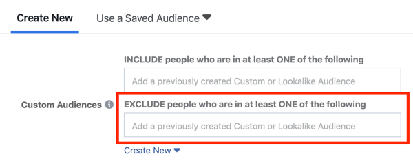 Zacielenie reklám na Facebooku s výnimkou vlastného publika.