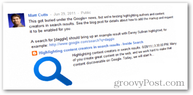 Matt Cutts a Google Authorship