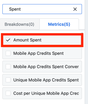Tipy na zníženie nákladov na reklamu na Facebooku, možnosť zobraziť sumu strávenú ako súčasť vašej správy