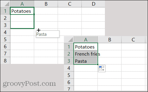 Vlastné zoznamy automatického dopĺňania v programe Excel