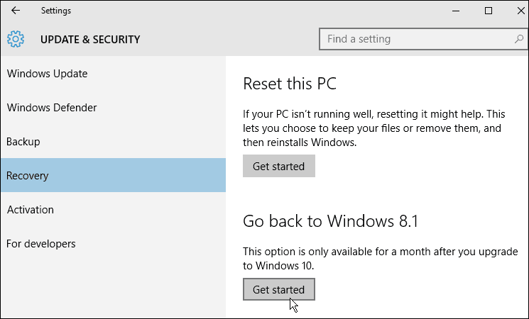 obnovenie systému Windows 10