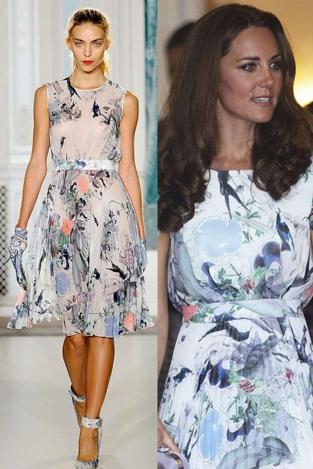 Princezná sa dotýka oblečenia Kate Middletonovej!