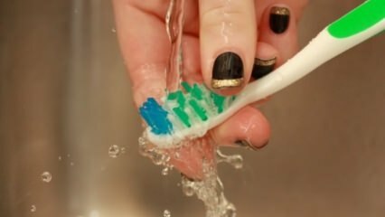 Ako sa čistí zubná kefka?