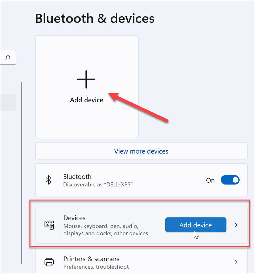 pridať zariadenie Bluetooth Windows 11