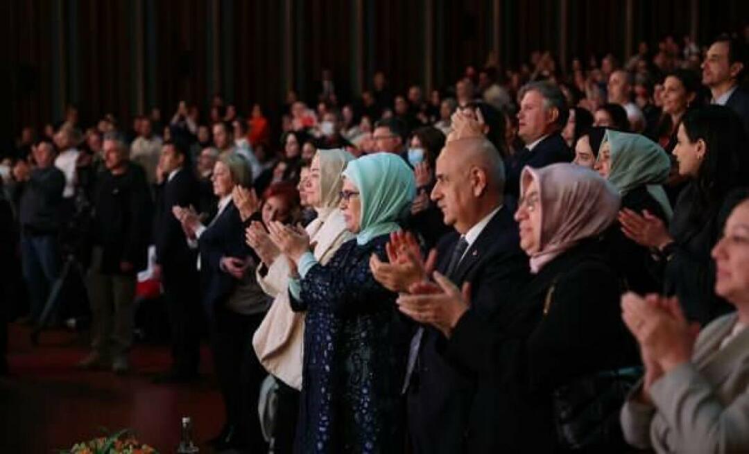 Emine Erdoğan sledovala operu „Turandot“ v našom kongresovom a kultúrnom centre Beştepe!