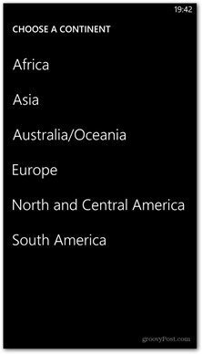 Mapy Windows Phone 8 sú k dispozícii na kontinente