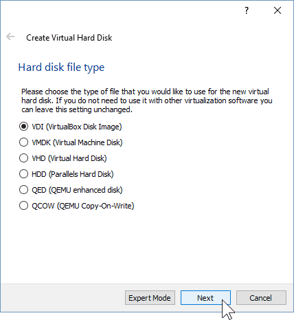 05 Určenie typu pevného disku (inštalácia systému Windows 10)
