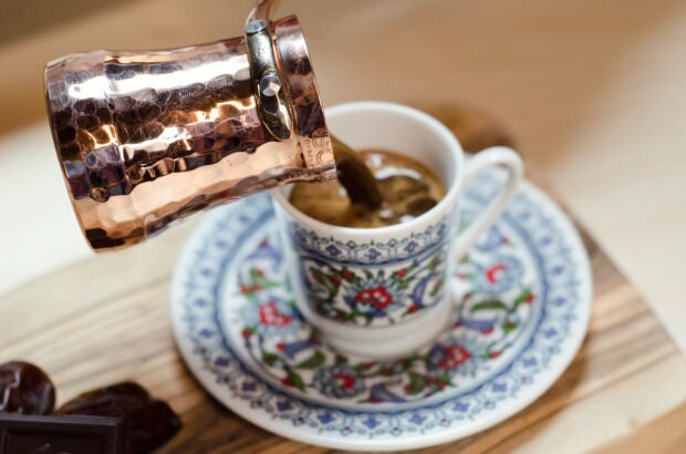 praktická turecká káva