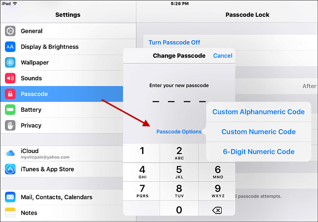 Silné heslo pre iOS 9