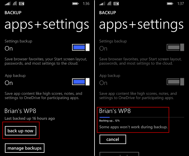 Windows Phone 8.1 Tip: Ručné zálohovanie údajov telefónu