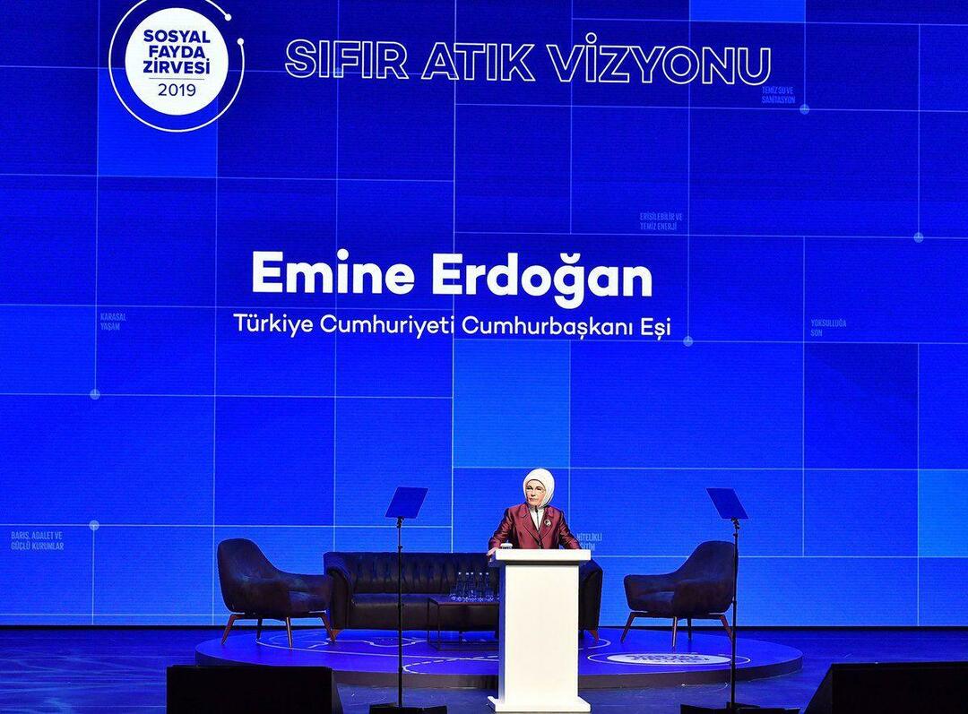 Emine Erdoğan Hnutie nulového odpadu 