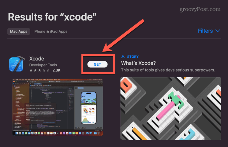 App store získajte xcode