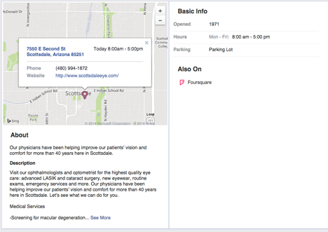 facebook o karte zobrazujúcej mapu nahlásenia