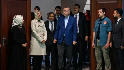 Prezident Erdoğan navštívil detský dom Kasımpaşa!