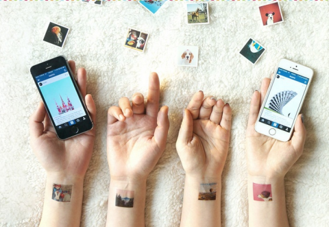 „Zmeňte svoje Instagramy na dočasné tetovania.“ 