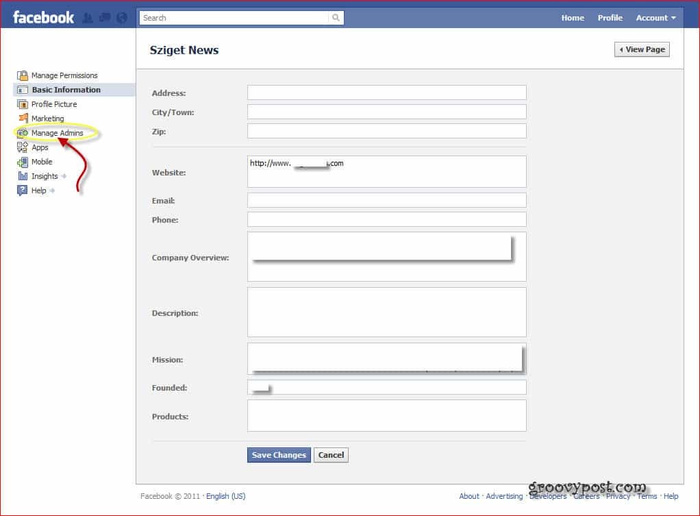 Ako pridať alebo odstrániť správcu z vašej spoločnosti Facebook alebo zo stránky fanúšikov