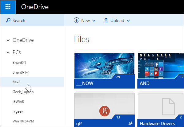 Súbory vzdialeného prístupu doma s aplikáciou OneDrive