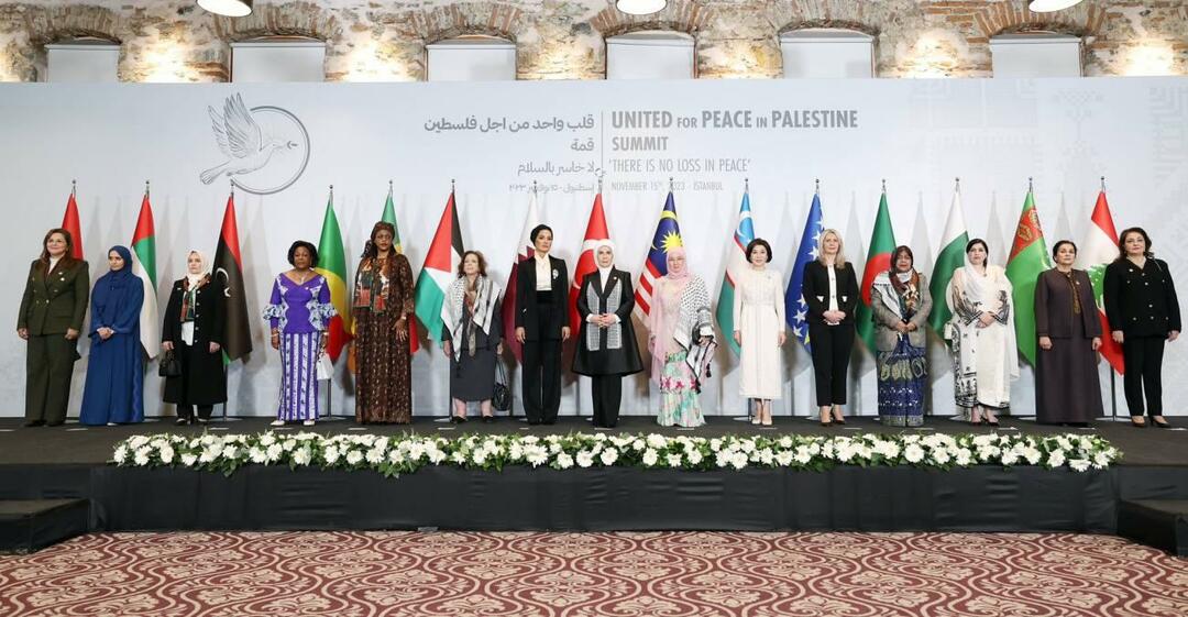Summit manželiek palestínskych lídrov Jedno srdce