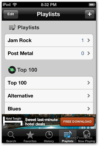 Zoznam skladieb pre iPod iTube