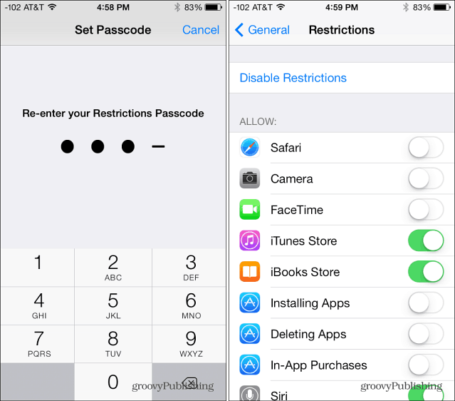Obmedzenia aplikácií pre iOS 7