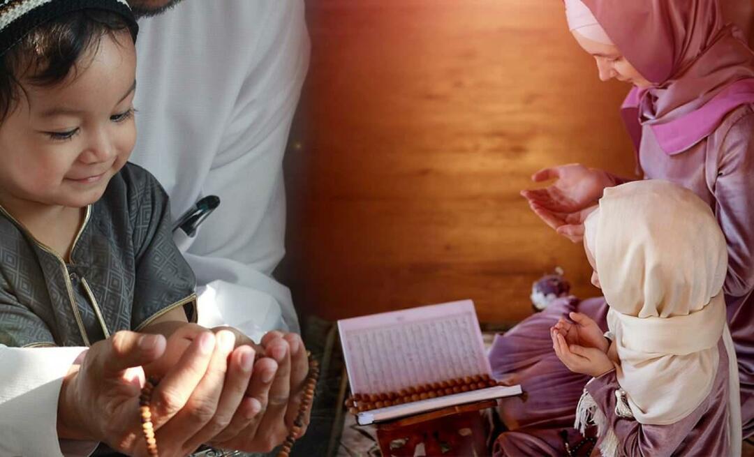 Ako stráviť ramadán s deťmi? Rady pre vaše ramadánové ciele s vašimi deťmi...