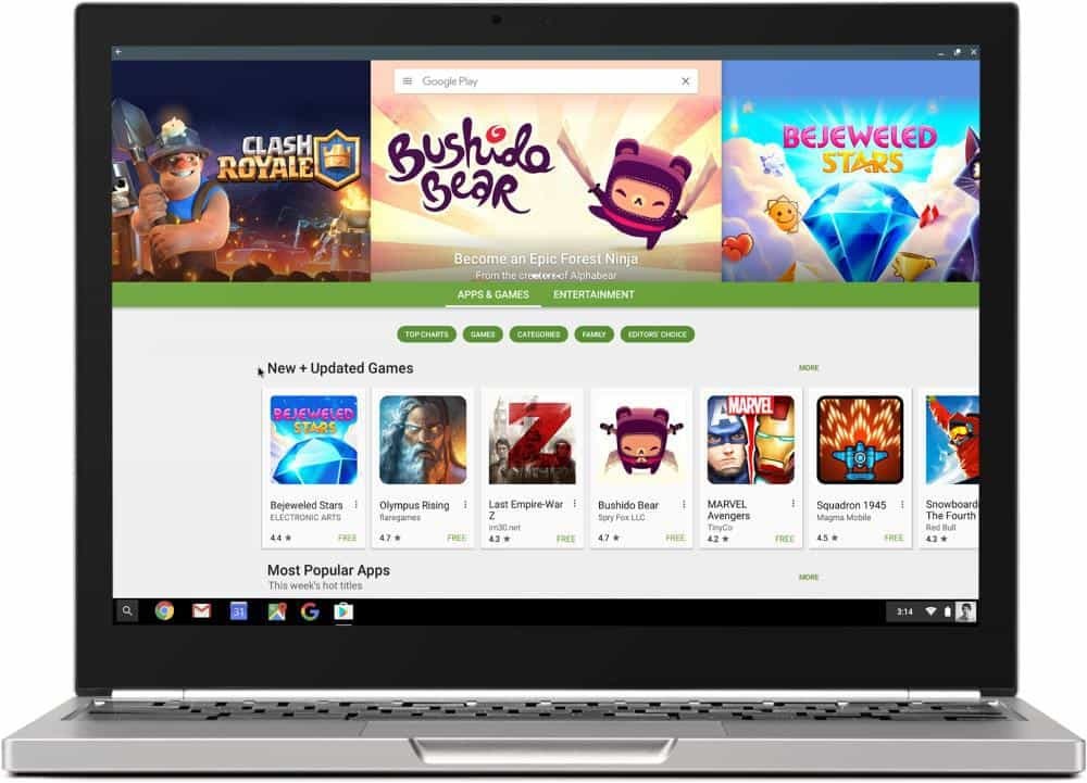 Obchod Google Play prichádza na Chromebooky, ale nie na všetky