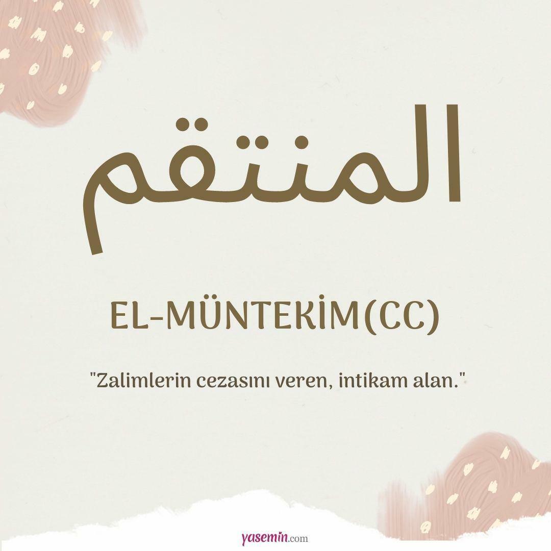 Čo znamená al-Muntekim (c.c)?