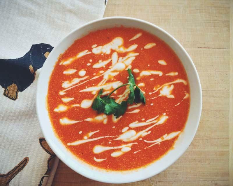 recept na polievku z červenej papriky