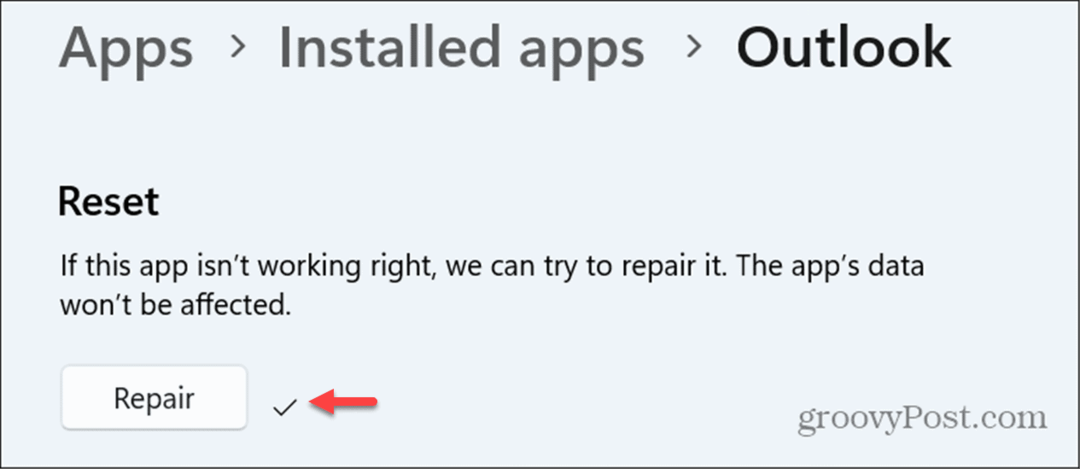 Obnovte alebo opravte Windows 11