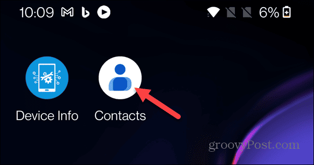 Pridajte kontakty na domovskú obrazovku systému Android