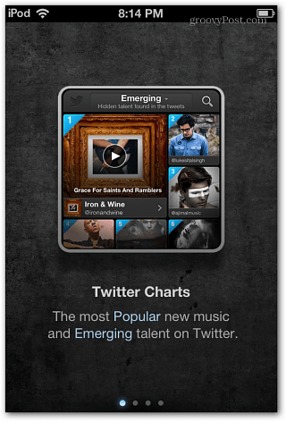 Hudba zo služby iOS Twitter
