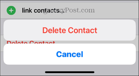 Odstrániť všetky kontakty na iPhone