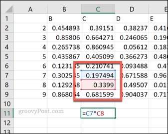 Odkazy na jednotlivé bunky v Exceli