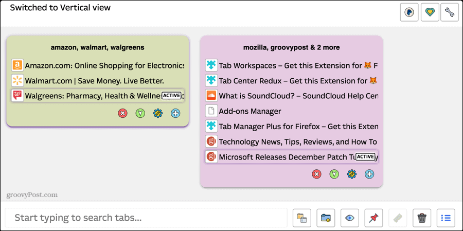 Tab Manager Plus pre Firefox