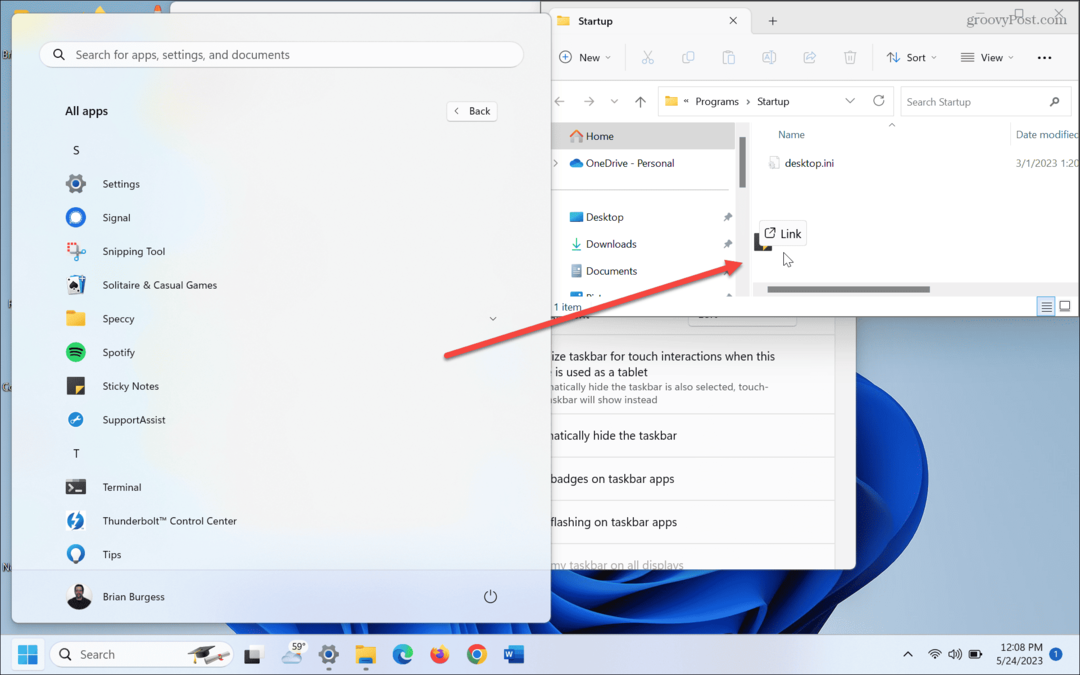 Ako otvoriť Windows 11 Sticky Notes pri spustení