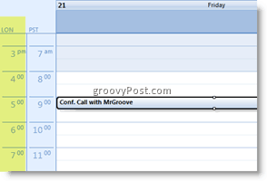 Kalendár programu Outlook 2007