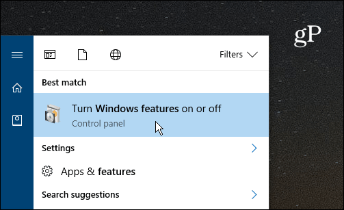 Windows 10 Vyhľadávanie