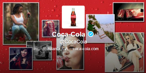 coca cola twitter hlavička